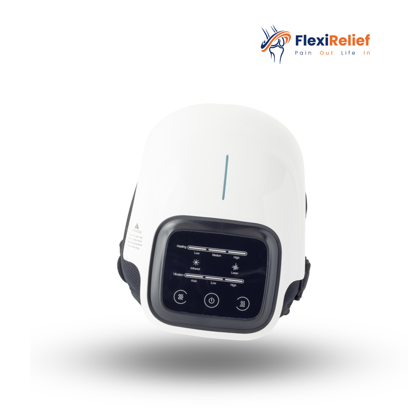 FlexiRelief Pro: Heat + Compression Knee Massager